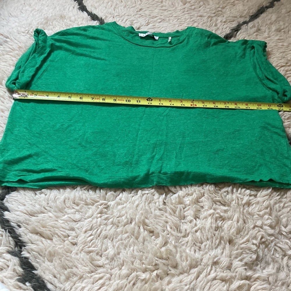 Sandro Distressed Linen Tee - Picture 8 of 16